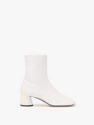 Side image of Glove Ankle Boots in IVORY