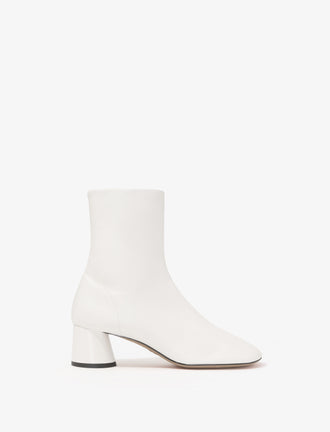 Side image of Glove Ankle Boots in IVORY
