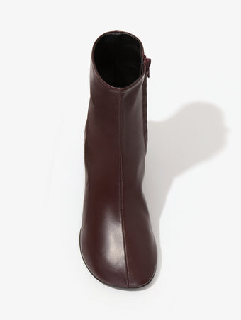 Aerial image of Glove Ankle Boots in OXBLOOD