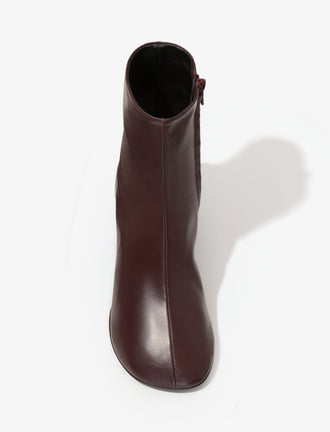 Aerial image of Glove Ankle Boots in OXBLOOD