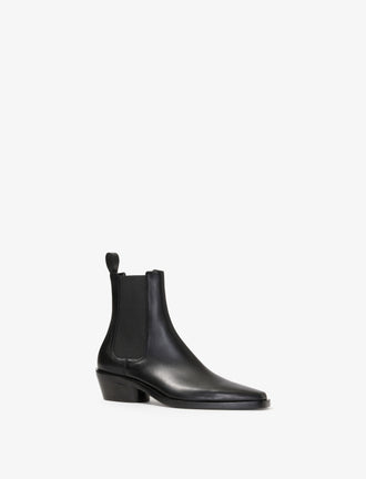 3/4 Front image of Bronco Chelsea Boots in BLACK