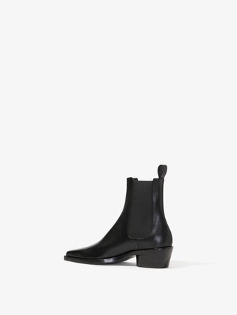 3/4 Back image of Bronco Chelsea Boots in BLACK