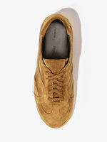 Aerial image of Track Sneakers in Suede in Tobacco