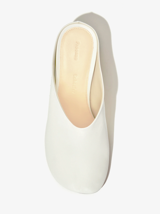 Aerial image of Glove Mules in IVORY