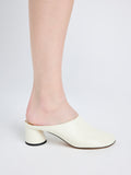 Image of model wearing Glove Mules in IVORY