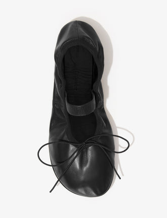 Aerial image of Glove Mary Jane Ballet Flats in BLACK