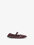 Front image of Glove Mary Jane Ballet Flats in OXBLOOD