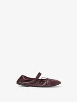 Front image of Glove Mary Jane Ballet Flats in OXBLOOD