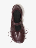 Aerial image of Glove Mary Jane Ballet Flats in OXBLOOD