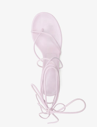 Aerial image of Slash Tie Sandals in Lilac