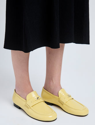 Image of model wearing Mini Monogram Loafers in Resin