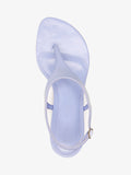 Proenza Schouler Aerial image of Tee Thong Sandals in Slick Nappa in Wisteria