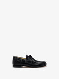 Front image of Deck Shoes in Nappa in Black