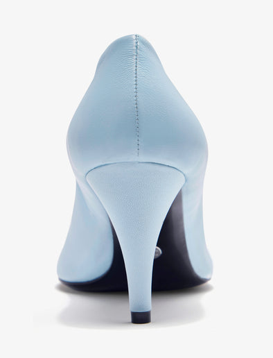 Detail image of Glove Heels in Nappa in Powder
