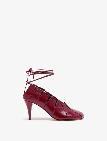 Proenza Schouler Glove Hinge Pumps - Merlot | Proenza