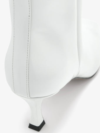 Detail image of Trap Boots in Spazzolato Leather in Ecru