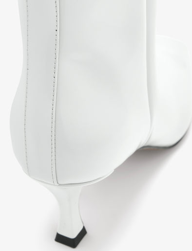 Detail image of Trap Boots in Spazzolato Leather in Ecru