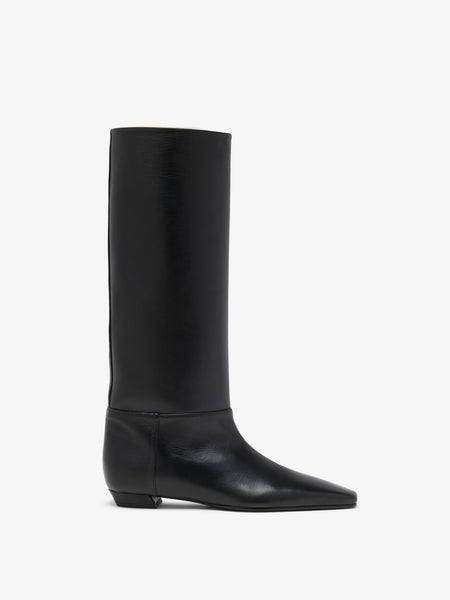 Proenza Schouler Trap Flat Boot in Nappa - Black | Proenza