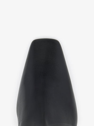 Proenza Schouler Aerial image of Trap Flat Boot in Nappa in Black