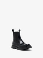 Proenza Schouler 3/4 Front image of Bank Chelsea Boots in Black