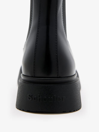 Proenza Schouler Back detail image of Bank Chelsea Boots in Black