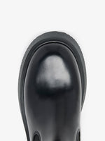 Proenza Schouler Image of model wearing Bank Chelsea Boots in Black