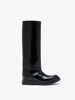 Proenza Schouler Front image of Bank Boots in Black