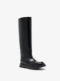 Proenza Schouler 3/4 Front image of Bank Boots in Black