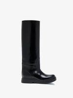 Proenza Schouler Front image of Bank Boots in Black