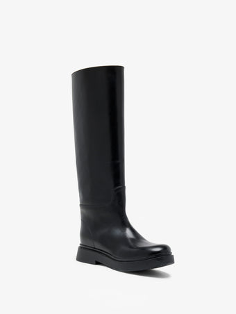 Proenza Schouler 3/4 Front image of Bank Boots in Black
