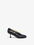 Proenza Schouler side image of Tee Pumps in Nappa in black
