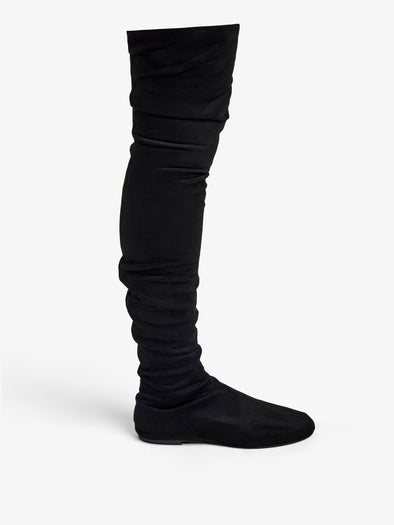 Proenza Schouler Front image of Tee Stretch Over The Knee Boots in Black