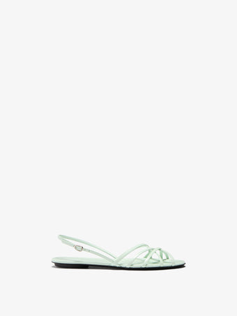 Proenza Schouler Front image of Uma Slingback Sandals in Mint