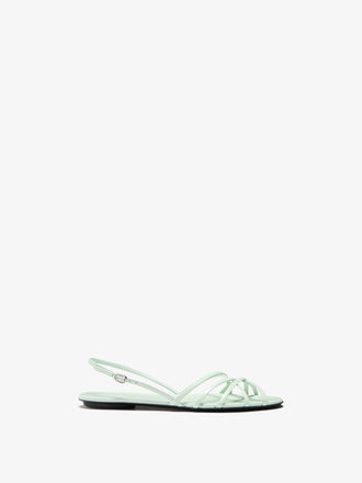 Proenza Schouler Front image of Uma Slingback Sandals in Mint