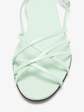 Detail image of Uma Slingback Sandals in Mint