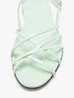 Detail image of Uma Slingback Sandals in Mint
