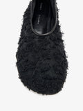Detail image of Glove Lace Flats in Black