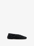 Proenza Schouler Front image of Glove Lace Flats in Black