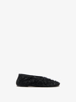 Proenza Schouler Front image of Glove Lace Flats in Black