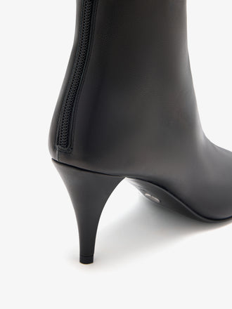 Detail image of Glove Ankle Boots in Nappa in Black 