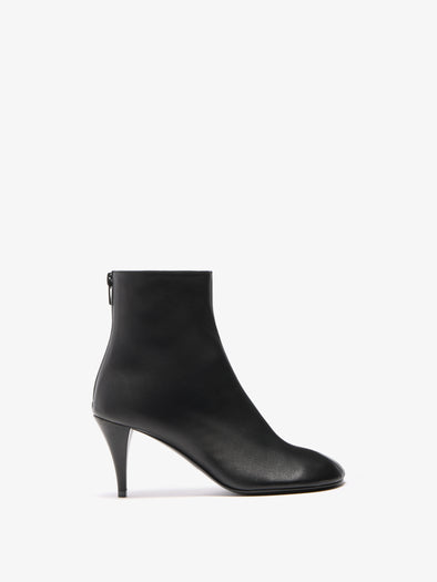 Proenza Schouler Front image of Glove Ankle Boots in Nappa in Black
