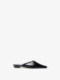 Proenza Schouler Front image of Trap Slipper in Slick Calf in Black