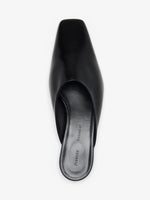 Proenza Schouler Aerial image of Trap Slipper in Slick Calf in Black