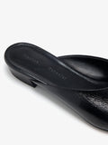 Detail image of Trap Slipper in Slick Calf in Black 