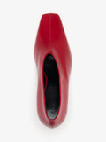Proenza Schouler Aerial image of Trap Pumps In Slick Calf in Cherry