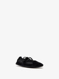 Proenza Schouler 3/4 Front image of Soft Track Sneakers in Nylon Calfsuede Combo in Black