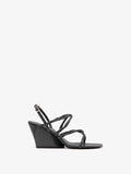 Proenza Schouler Front image of Twist Slant Sandals in Black