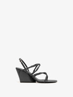 Proenza Schouler Front image of Twist Slant Sandals in Black