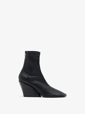 Proenza Schouler Front image of Slant Stretch Boots in Black