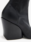 Proenza Schouler Detail image of Slant Stretch Boots in Black